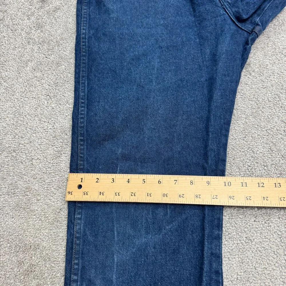 Wrangler 13MWZ Cowboy Cut Original Fit Denim Jeans Mens 38x30 Indigo Dark Wash